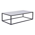 Mesa de Centro Amur Rectangular Mármol Negra