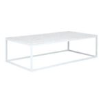 Mesa de Centro Amur Rectangular Mármol Blanca
