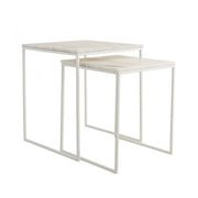 Mesa Lateral de Mármol Kim