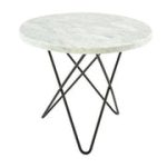 Mesa Lateral de Mármol Rose