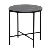 Mesa Lateral de Mármol Round